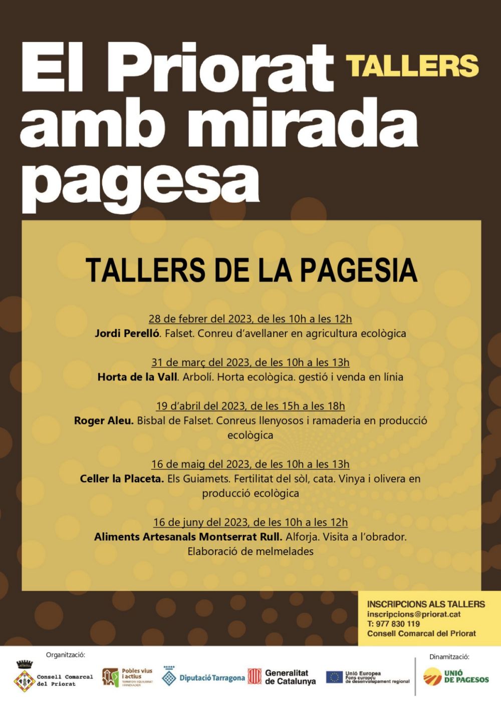 El Priorat amb mirada pagesa, segon cicle de tallers | EbreActiu.cat, revista digital d’oci actiu | Terres de l’Ebre ... El Priorat amb mirada pagesa, segon cicle de tallers | EbreActiu.cat, revista digital d’oci actiu | Terres de l’Ebre ...