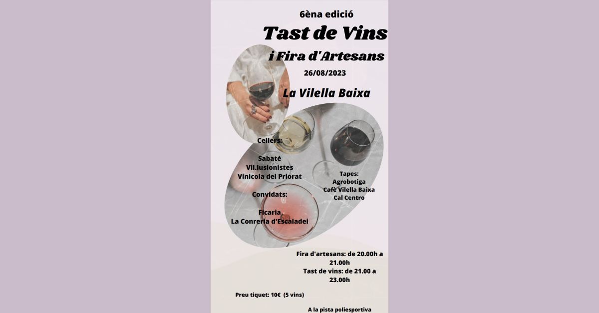 6a edici� Tast de Vins i Fira d�Artesans