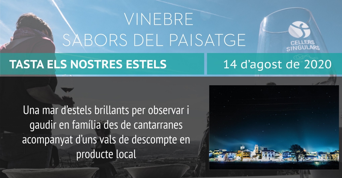 Vinebre: sabores del paisaje. Degusta nuestras estrellas Vinebre: sabores del paisaje. Degusta nuestras estrellas