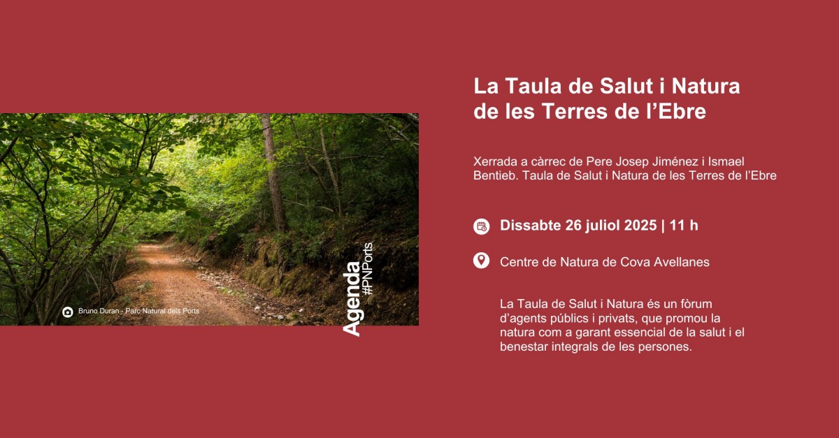 La Taula de Salut i Natura de les Terres de l�Ebre