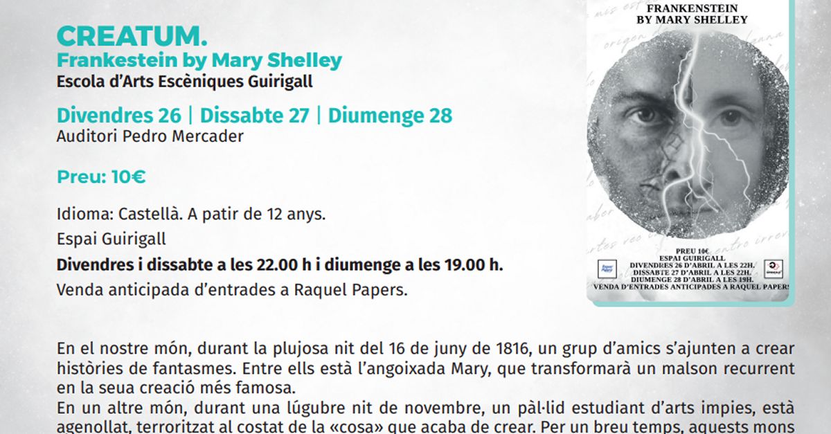 Temporada de teatro de Benicarl�: Creatum