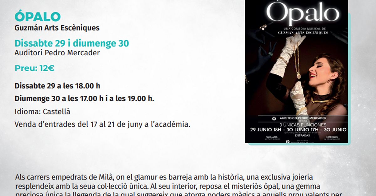 Temporada de teatre de Benicar�: �palo