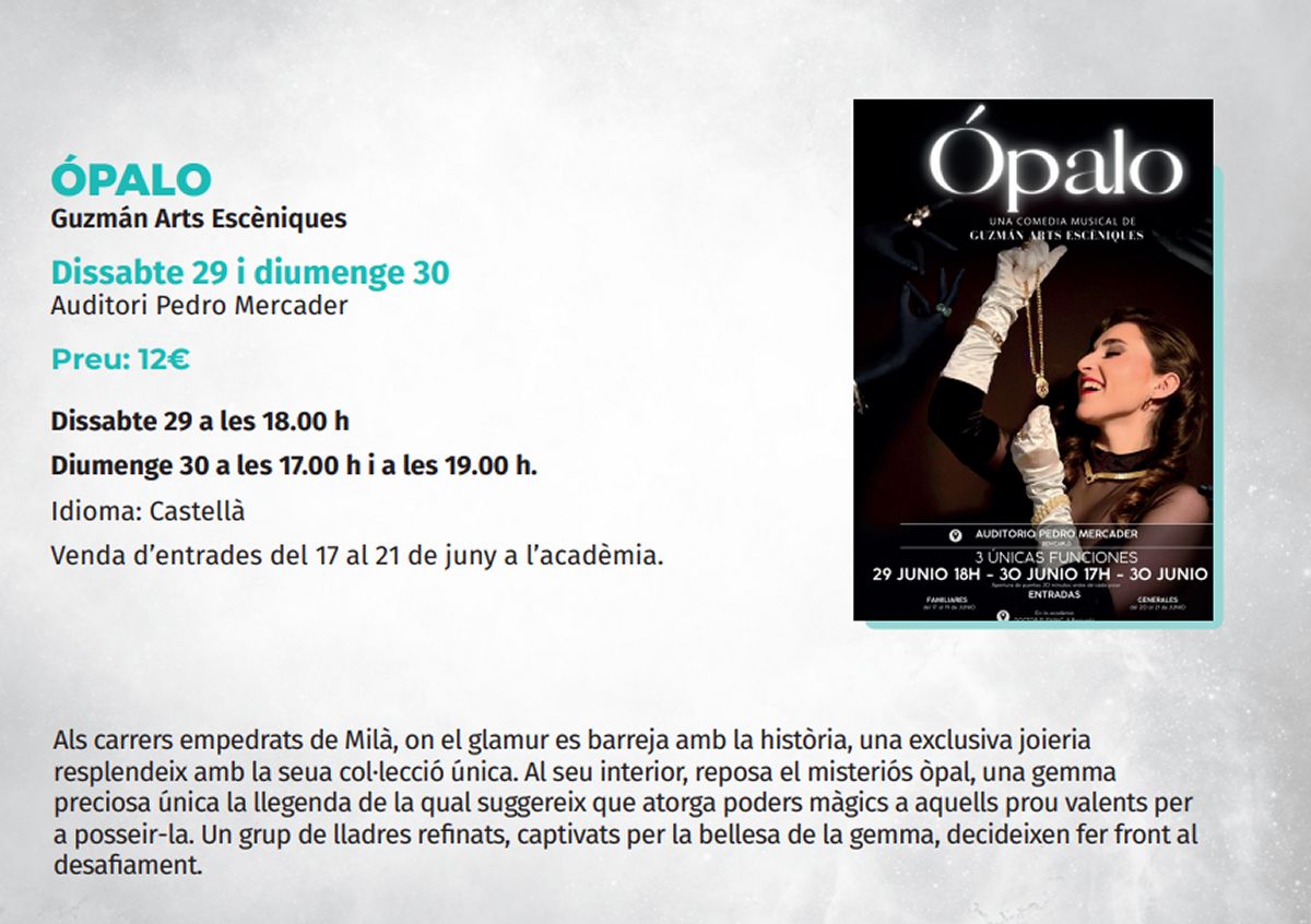 Temporada de teatre de Benicar�: �palo