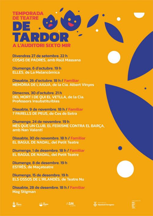 Les arts escniques i la msica tornen a l’auditori Sixto Mir | EbreActiu.cat, revista digital d’oci actiu | Terres de l’Ebre ...