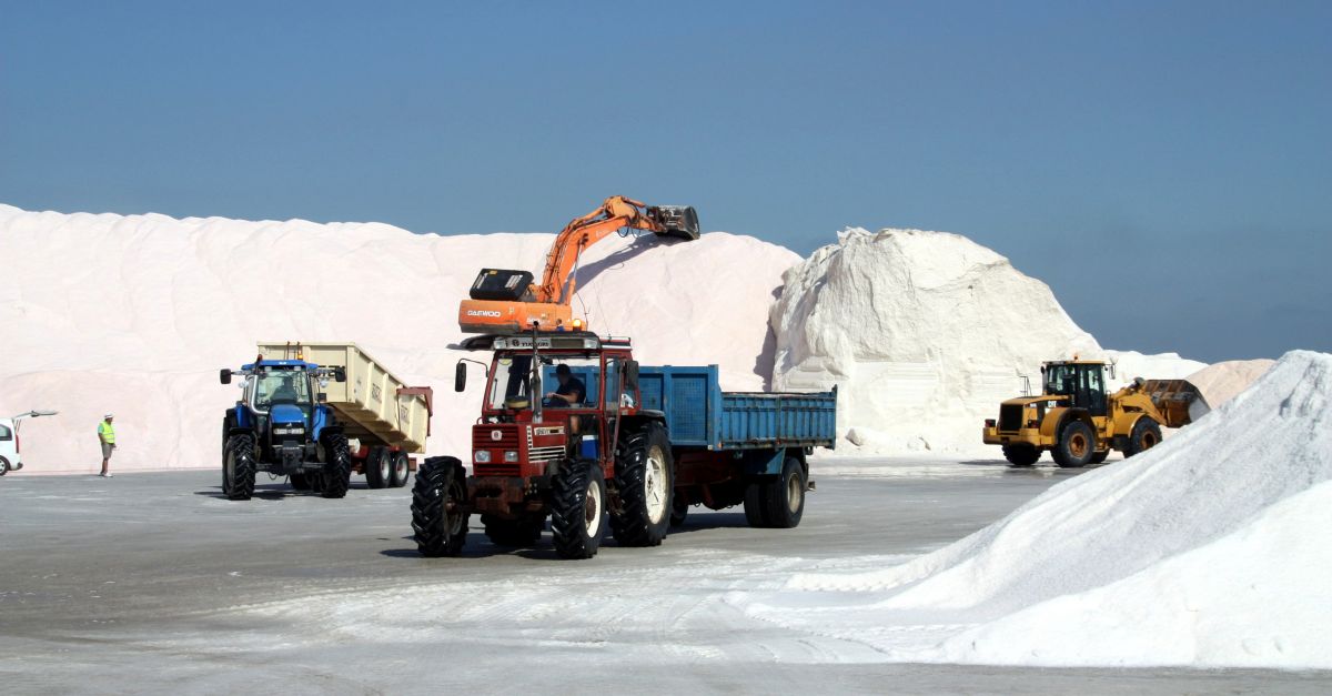 Els temporals de lltim any redueixen a 75.000 tones la collita de sal del delta de lEbre