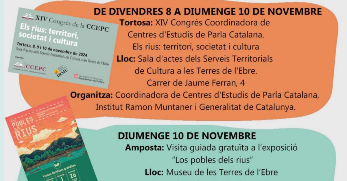 Terres de Cru�lla: actividades noviembre 2024