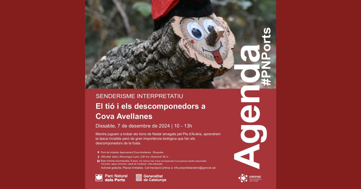Senderismo interpretativo: El ti� i els descomponedors a Cova Avellanes