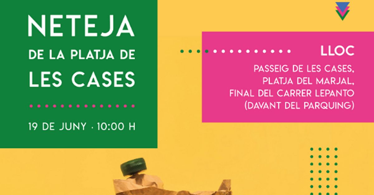 Torna la jornada de neteja solidria Catalunya CleanUp Challenge a la platja de les Cases dAlcanar