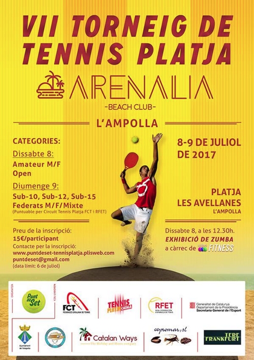 VII torneig de Tennis Platja Arenalia Beach Club VII torneig de Tennis Platja Arenalia Beach Club