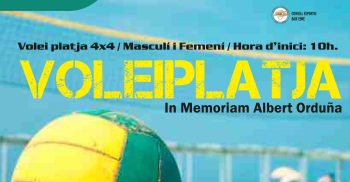 XII Torneig 4x4 de volei platja In Memoriam Albert Ordua