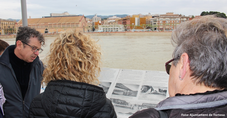 Tortosa instal�la plafons tur�stics que interpreten la hist�ria dels ponts de la ciutat | EbreActiu.cat, revista digital d&rsquo;oci actiu | Terres de l&rsquo;Ebre ...
