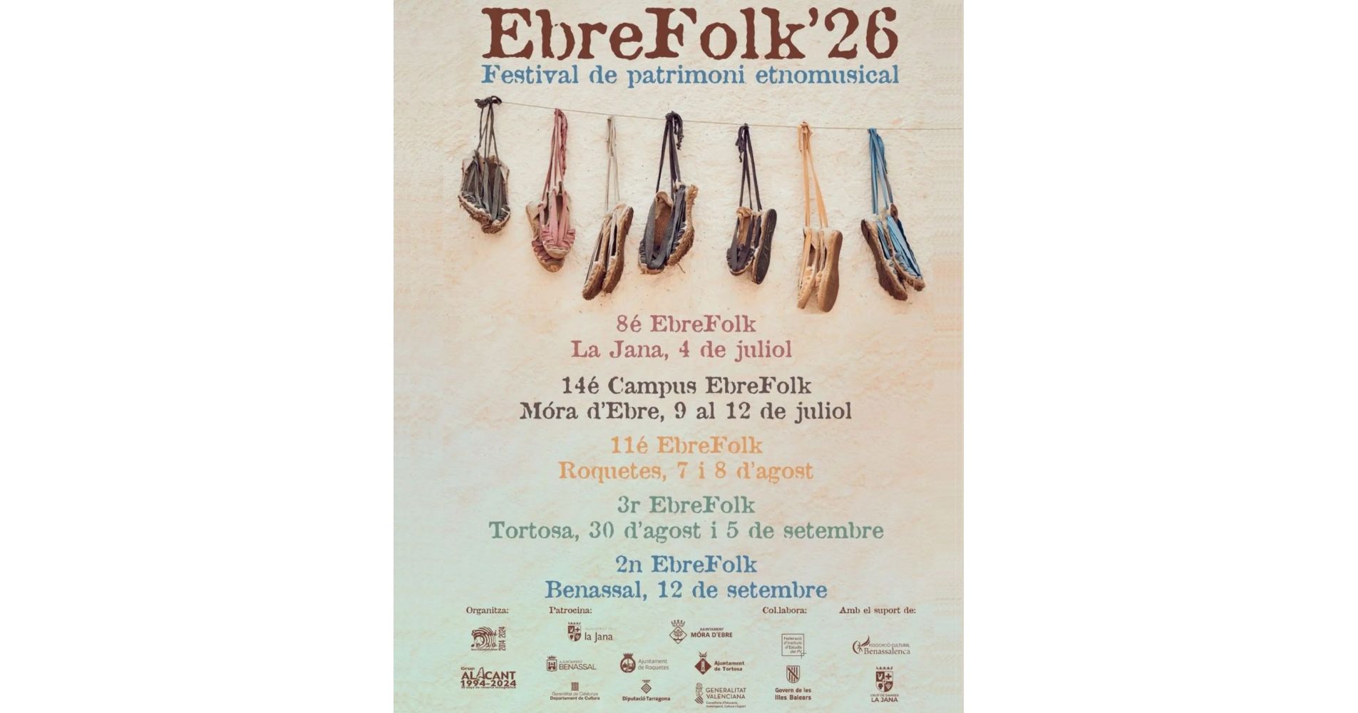 8� EbreFolk 2026 La Jana. Festival de patrimoni etnomusical