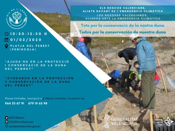 Tots per la conservació de la nostra duna al PN Serra d’Irta Tots per la conservació de la nostra duna al PN Serra d’Irta