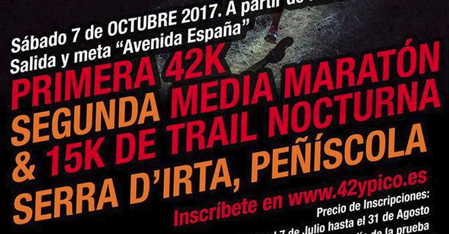 II Media Marat�n & 15K de Trail Nocturno y I Marat�n 42K Serra d�Irta