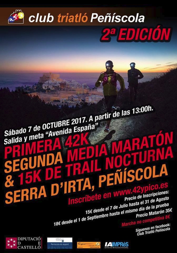 II Mitja Marató & 15K de Trail Nocturn i I Marató 42K Serra d’Irta II Mitja Marató & 15K de Trail Nocturn i I Marató 42K Serra d’Irta