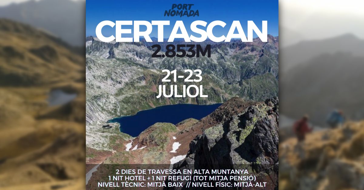 CERTASCAN: 2 d�as de traves�a en alta monta�a