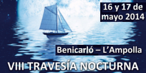IX Travesia nocturna Benicarl�-L�Ampolla. Trofeu solidari Metromar