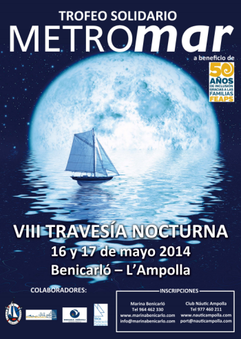 IX Travesia nocturna Benicarl�-L�Ampolla. Trofeu solidari Metromar