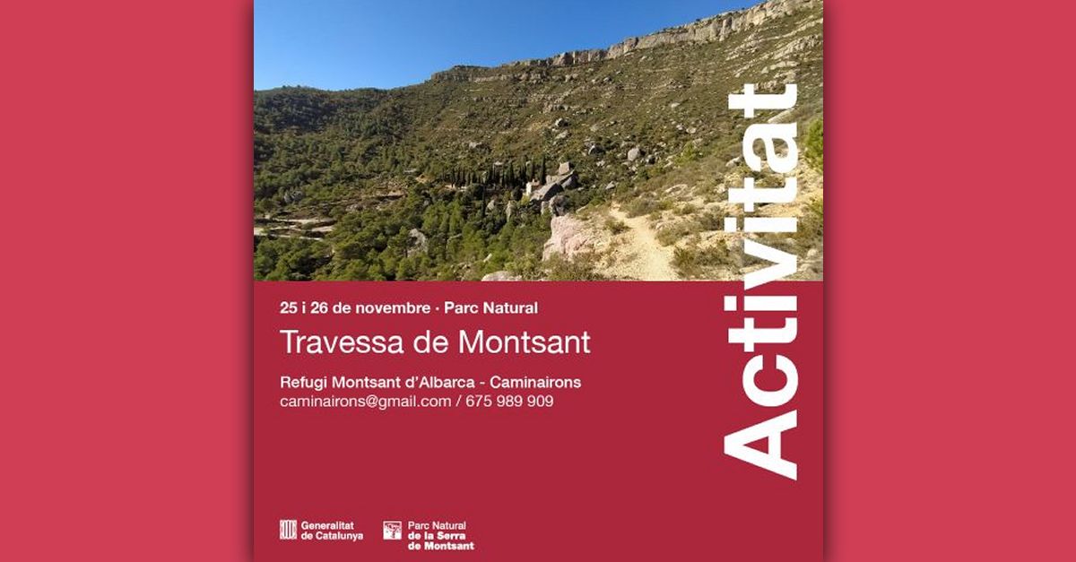 Traves�a de Montsant. Dos d�as de ruta guiada por el Parque Natural de Montsant