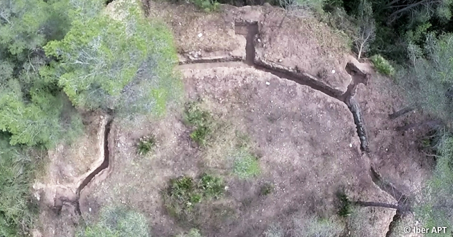 Xerta recupera un complex de trinxeres de la Guerra Civil al barranc dels Fornets