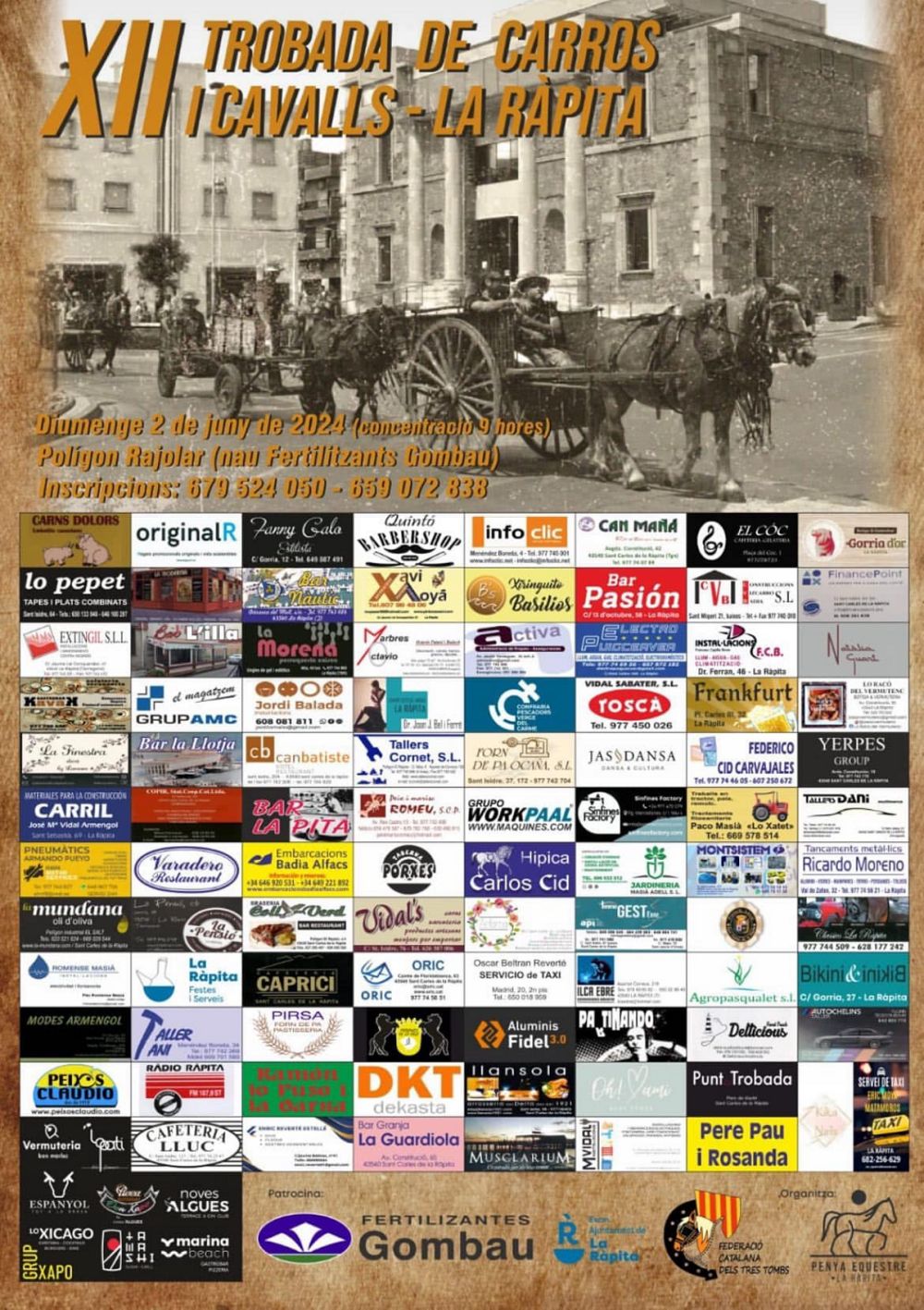 XII Trobada de Carros i Cavalls de la Rąpita XII Trobada de Carros i Cavalls de la Rąpita