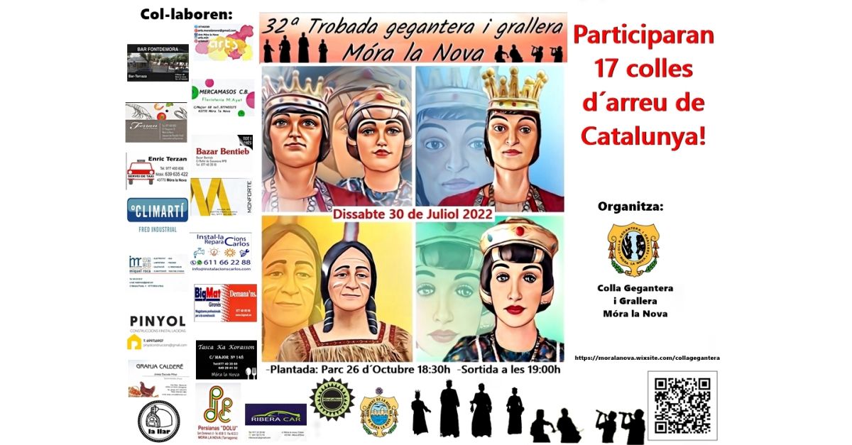 32a Trobada gegantera i grallera a Móra la Nova 32a Trobada gegantera i grallera a Móra la Nova