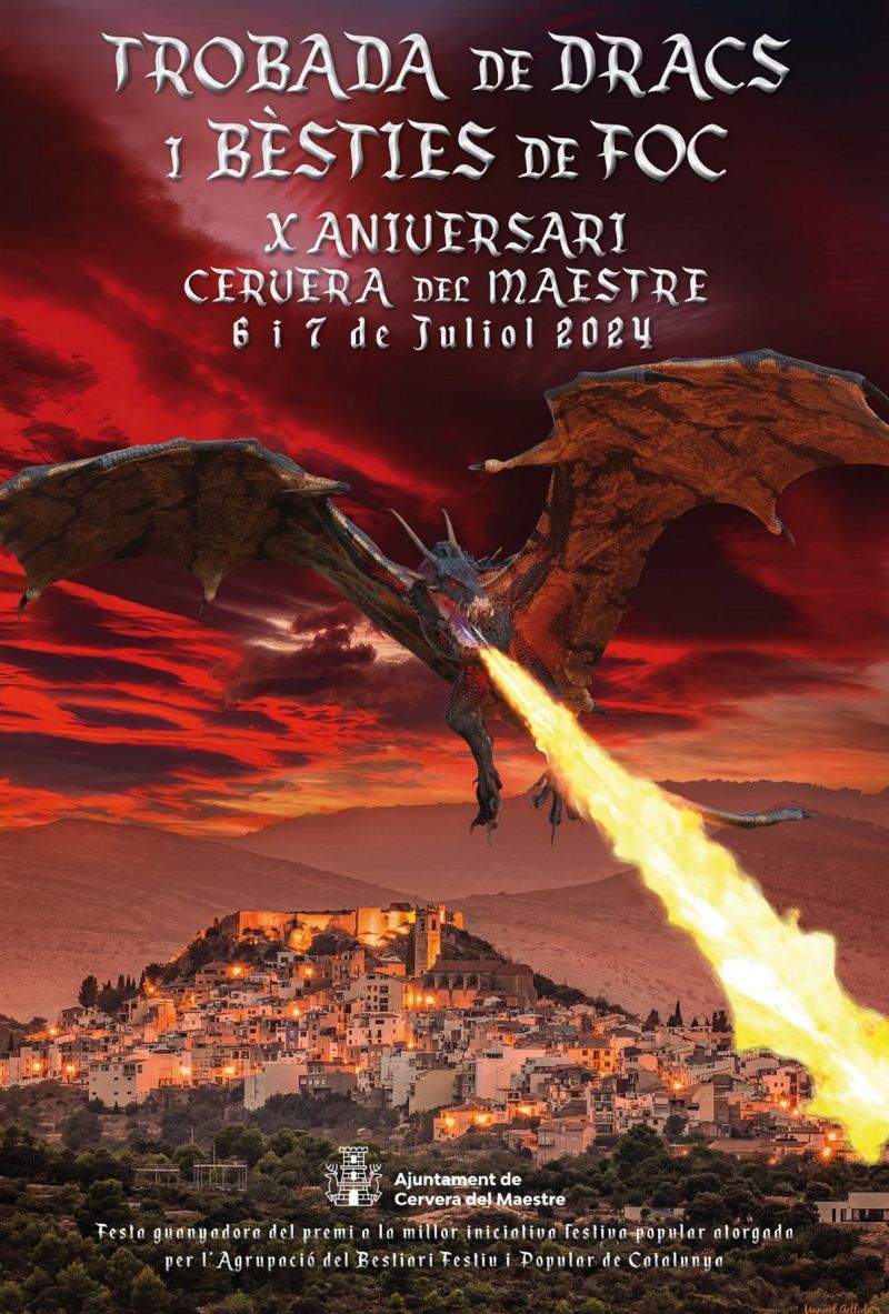 X Trobada de Dracs i B�sties de Foc de Cervera del Maestre