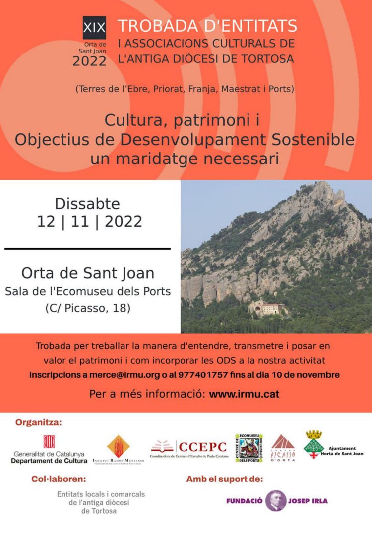 XIX Trobada d’Entitats i Associacions Cultirals de l’Antiga Diòcesi de Tortosa XIX Trobada d’Entitats i Associacions Cultirals de l’Antiga Diòcesi de Tortosa