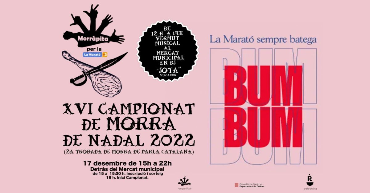 XVI Campionat de Morra de Nadal 2022 XVI Campionat de Morra de Nadal 2022