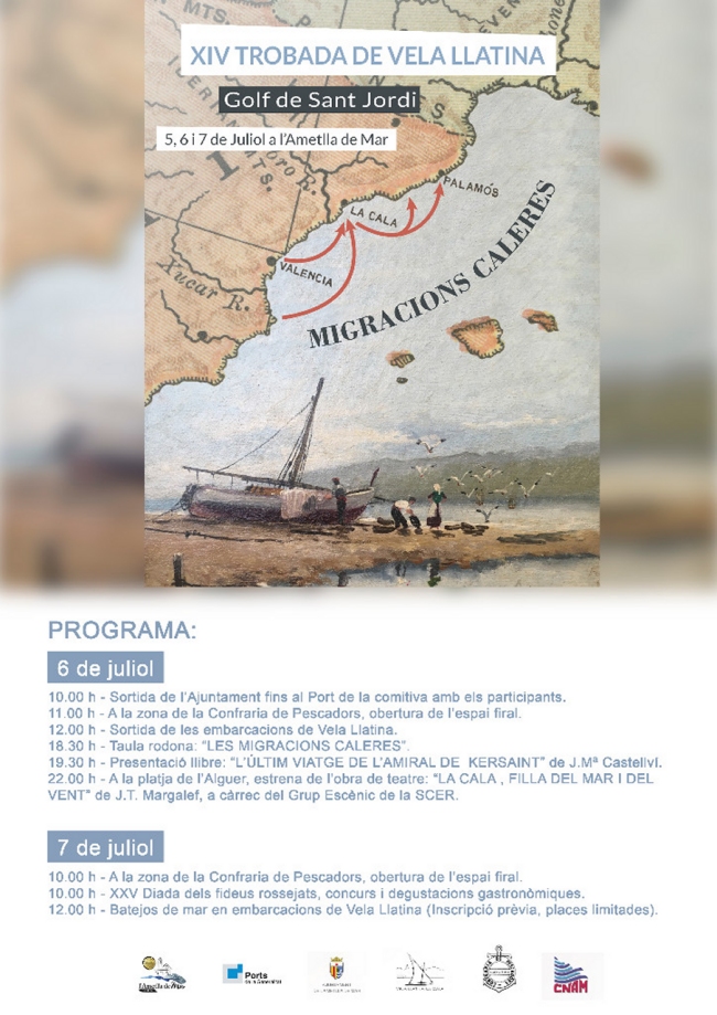 XIV Trobada de Vela Llatina Golf de Sant Jordi XIV Trobada de Vela Llatina Golf de Sant Jordi