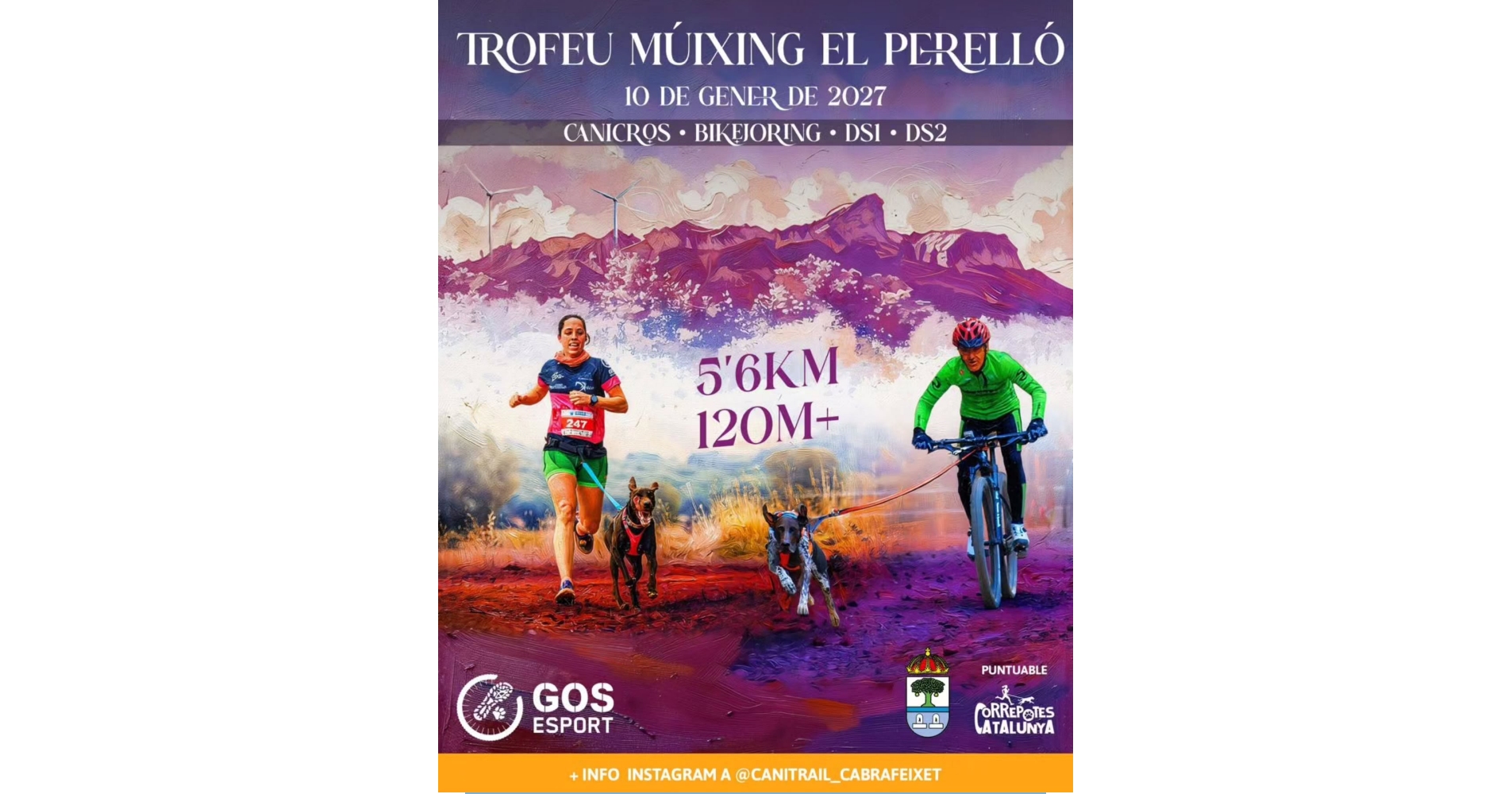 Trofeu m�ixing El Perell�: canicr�s i bikejoring, DS1 i DS2