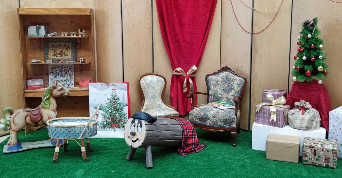 El tronc de Nadal tamb visita el Museu de les Terres de lEbre