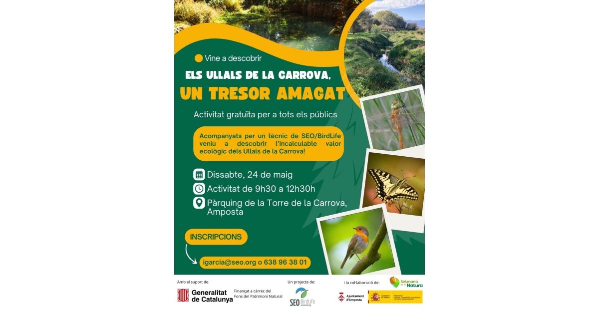 Els ullals de la Carrova, un tresor amagat