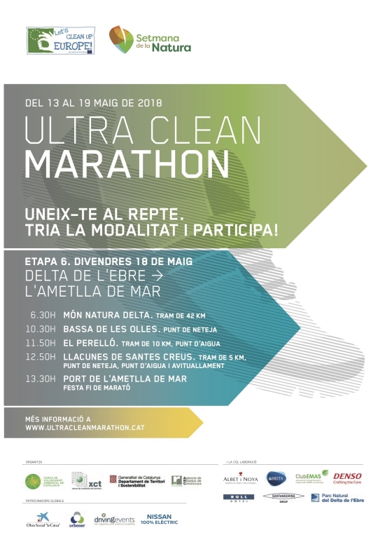 L’Ultra Clean Marathon arriba al Delta de l’Ebre en la seva penltima etapa | EbreActiu.cat, revista digital d’oci actiu | Terres de l’Ebre ...