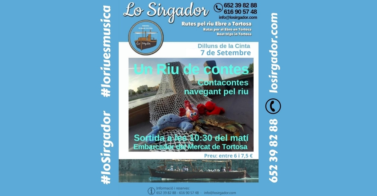 Un riu de contes. Contacontes navegant pel riu