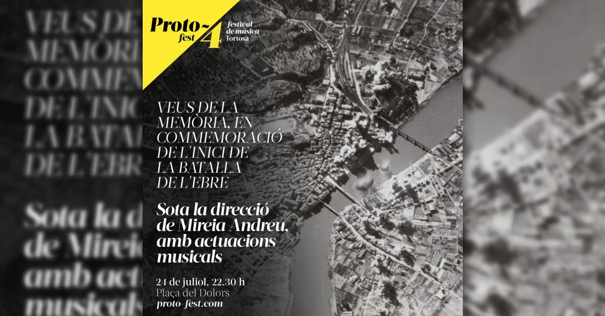 El festival Proto-fest estrena Pols per recordar linici de la batalla de lEbre i homenatjar-ne les vctimes