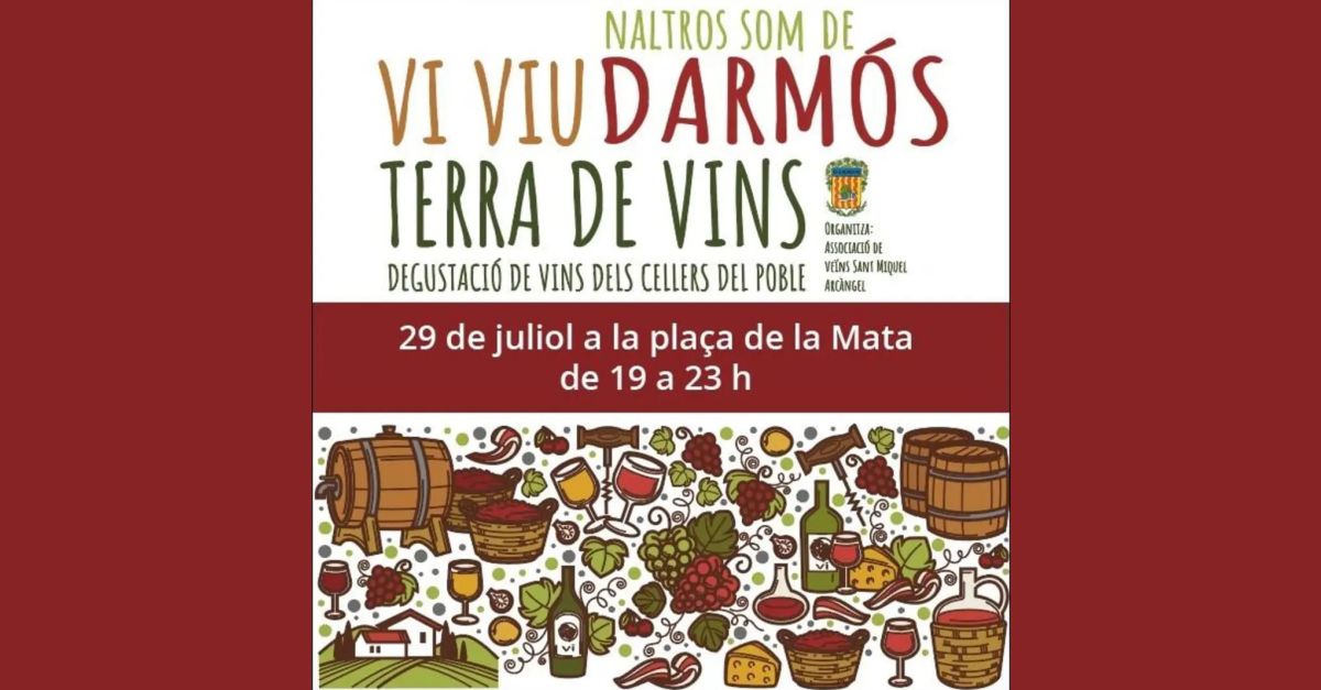 Vi Viu Darm�s. Degustaci� de vins dels cellers del poble