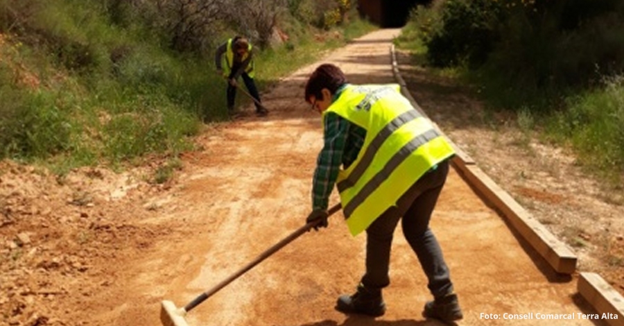 La Via Verda de la Terra Alta, a punt per a una nova temporada destiu