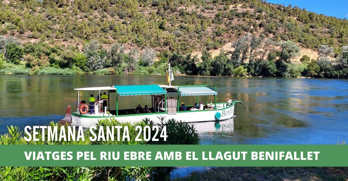 Viajes por el r�o Ebro con el Llagut Benifallet 