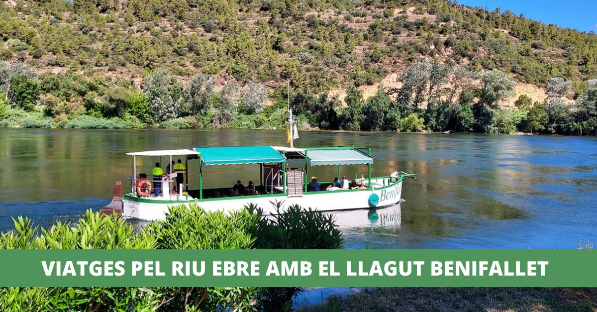 Viajes por el r�o Ebro con el Llagut Benifallet 