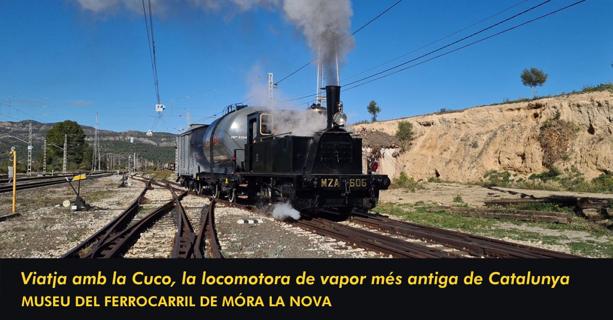 Viatja amb la Cuco, la locomotora de vapor m�s antiga de Catalunya