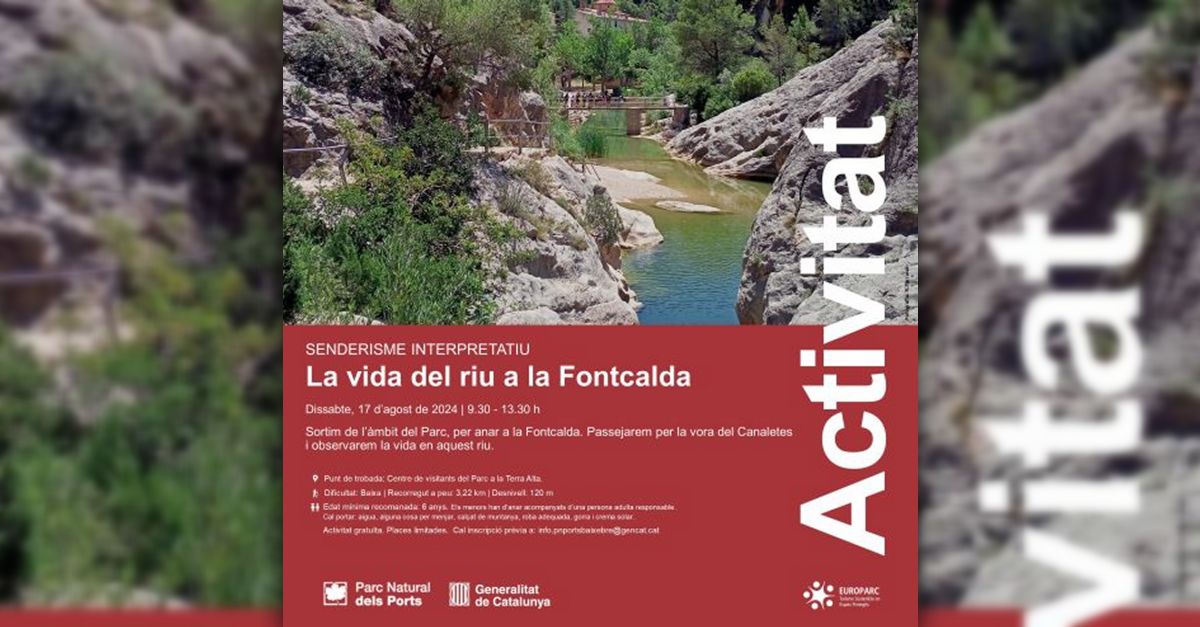 La vida del ro en la Fontcalda