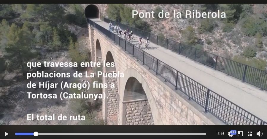 Nou vdeo promocional de la Via Verda al Baix Ebre