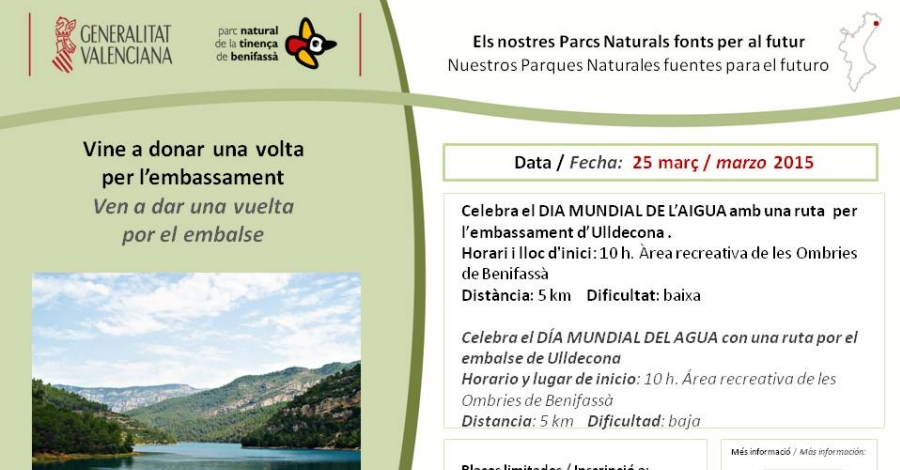 Ven a dar una vuelta por el embalse de Ulldecona
