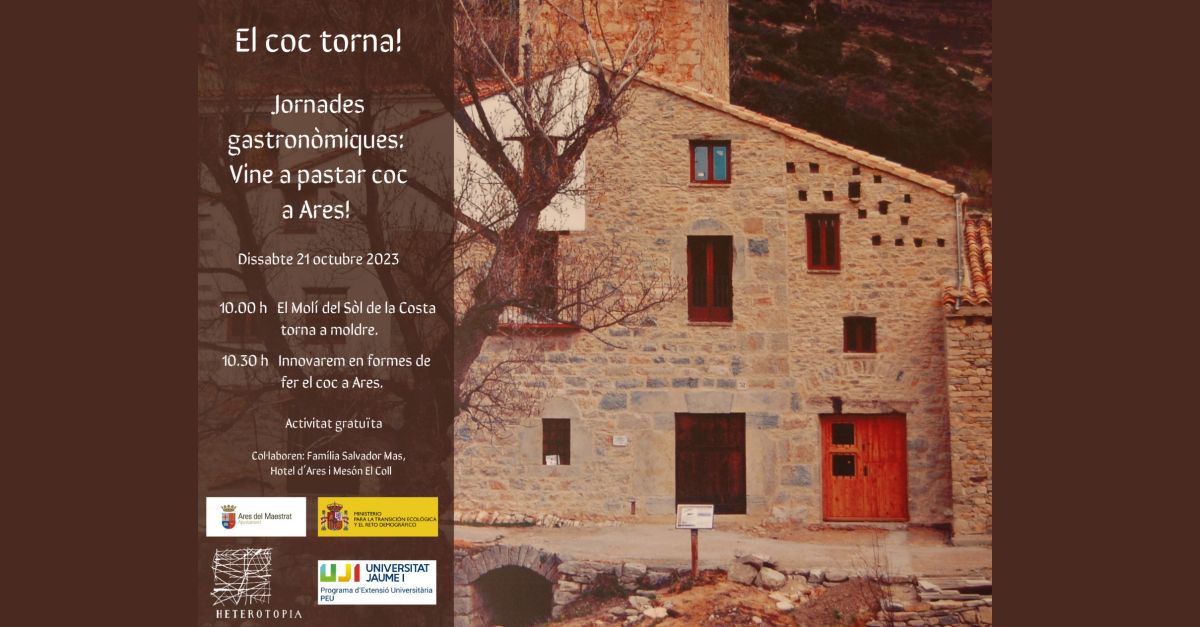Jornadas gastron�micas: Ven a amasar �c�c� a Ares del Maestrat