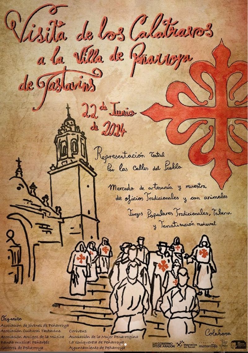 Visita teatralitzada dels Calatravos a Pena-roja de Tastavins Visita teatralitzada dels Calatravos a Pena-roja de Tastavins