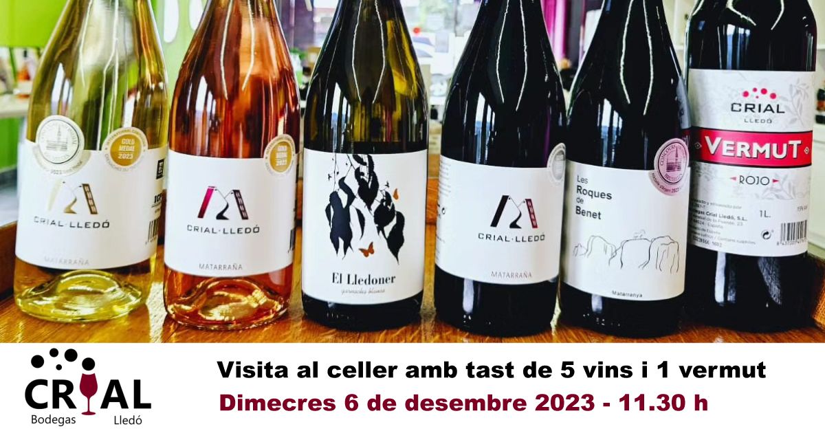 Visita guiada con degustaci�n de vinos de Bodegas Crial