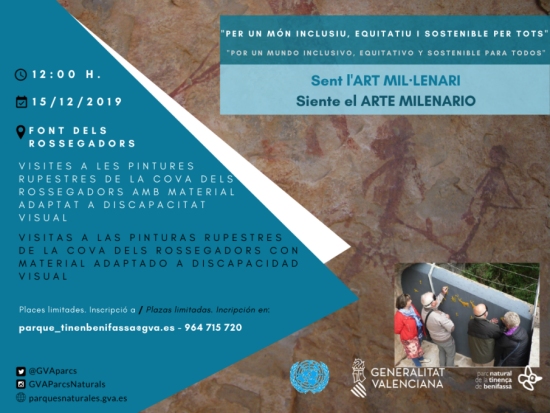Visita les pintures rupestres de la Cova dels Rossegadors Visita les pintures rupestres de la Cova dels Rossegadors