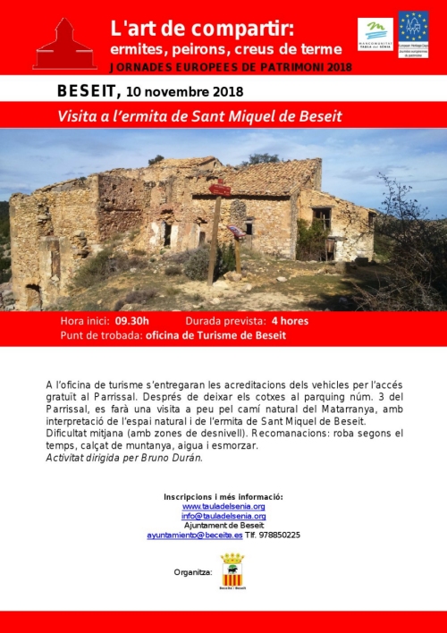 Visita a l�ermita de Sant Miquel de Beseit