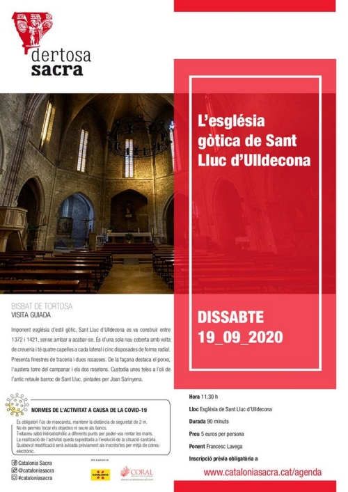 Visita guiada: L’església gòtica de Sant Lluc d’Ulldecona Visita guiada: L’església gòtica de Sant Lluc d’Ulldecona